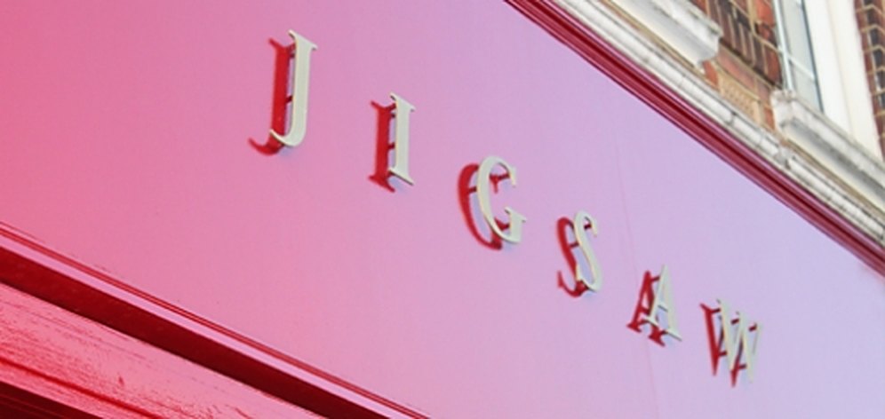 Jigsaw 3D letter fascia